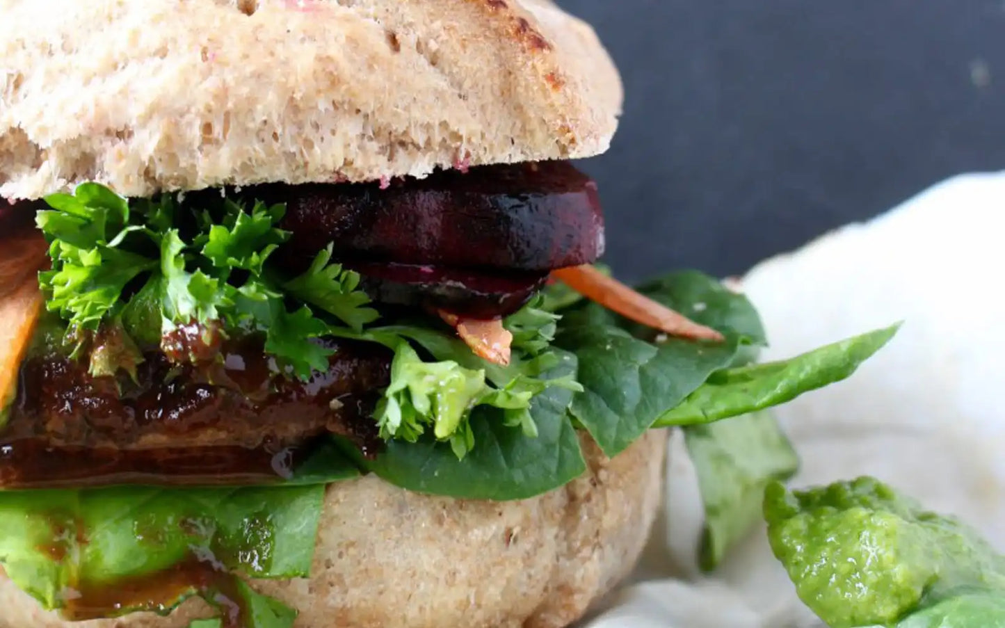 Cooking with Tea: Smoky Portobello Burgers Steeped in our Kangaroo Lapsang