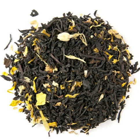 Detox tea with ginger, licorice, and tulsi