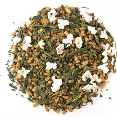 Loose Genmaicha with green tea and toasted rice