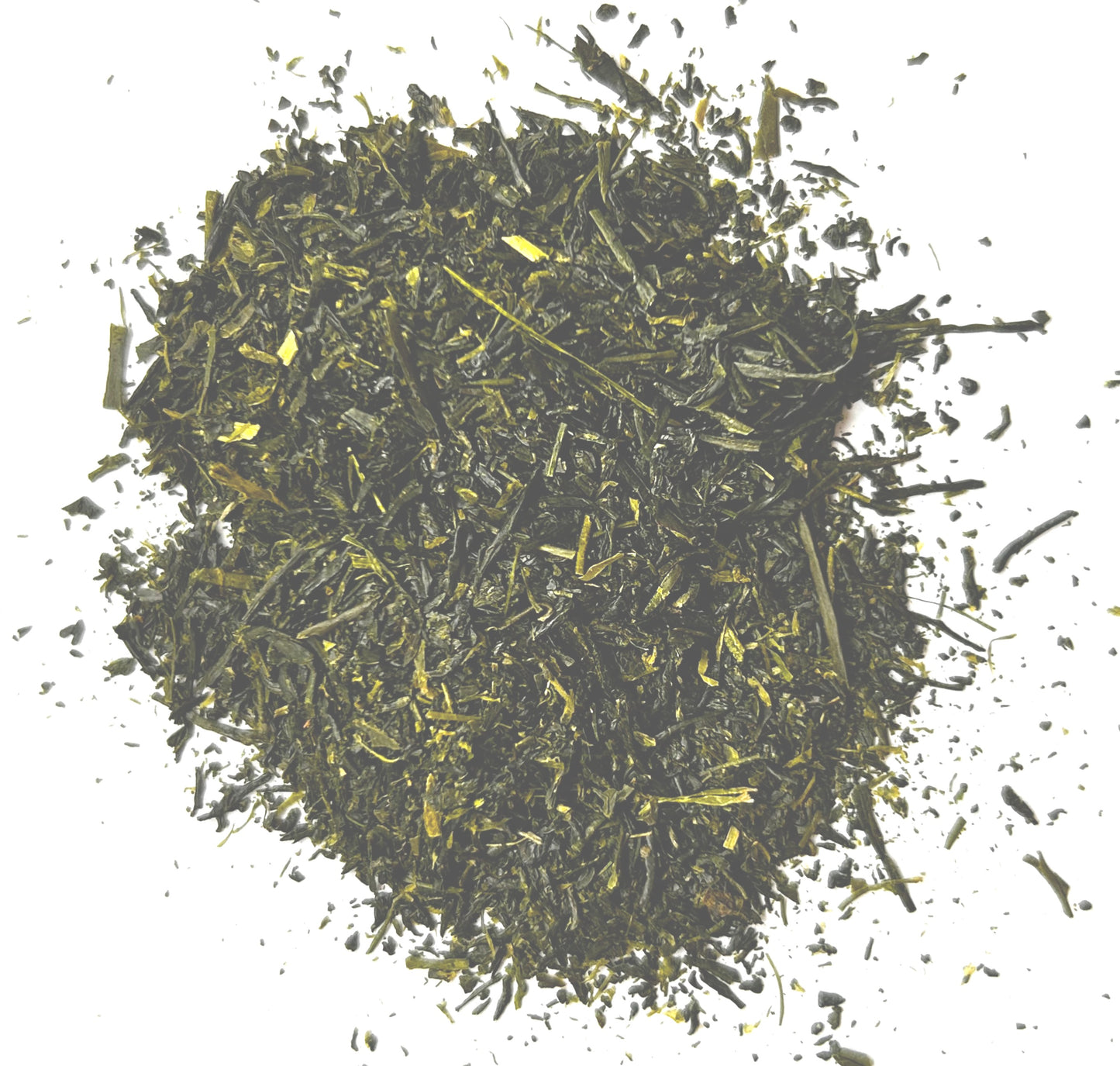 Loose organic green tea leaves from Kagoshima